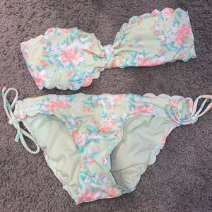 LA hearts bikini set